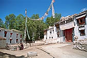 Ladakh - Sankar Gompa (Leh) the various halls of the gompa are arranged around a courtyard